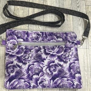 Chic Jem Floral Purple Crossbody Bag